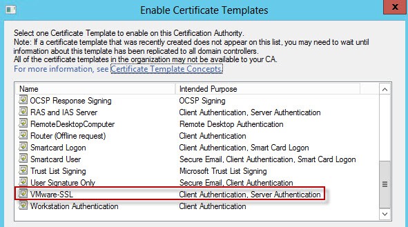 Certificate Template Rights If everything went as planned you will have a new certificate template type when submitting a CSR. If you don't see your new template, you may not have ...