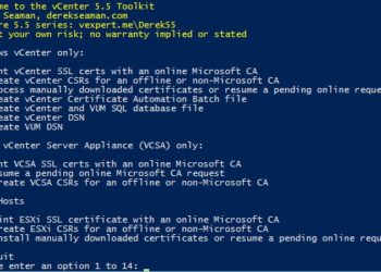vSphere 5.5 Toolkit v1.55 Released