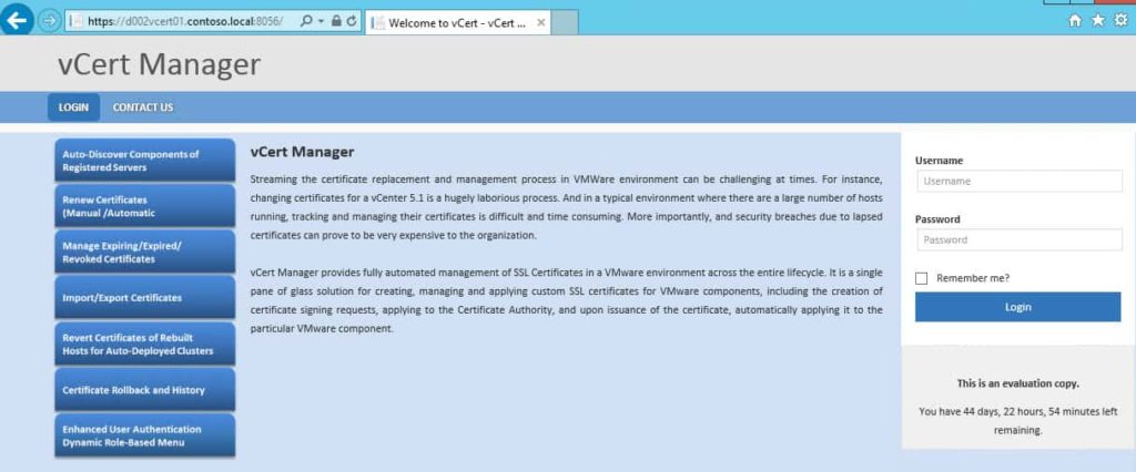 vCert Manager