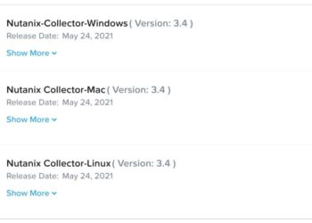 Nutanix Collector 3.4 is now GA