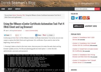 ATTENTION: Blog is now at www.derekseaman.com