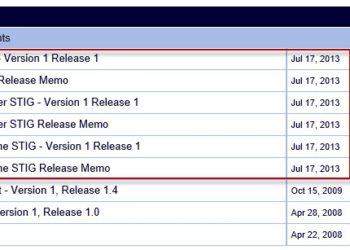 DISA VMware vSphere 5 STIG Released