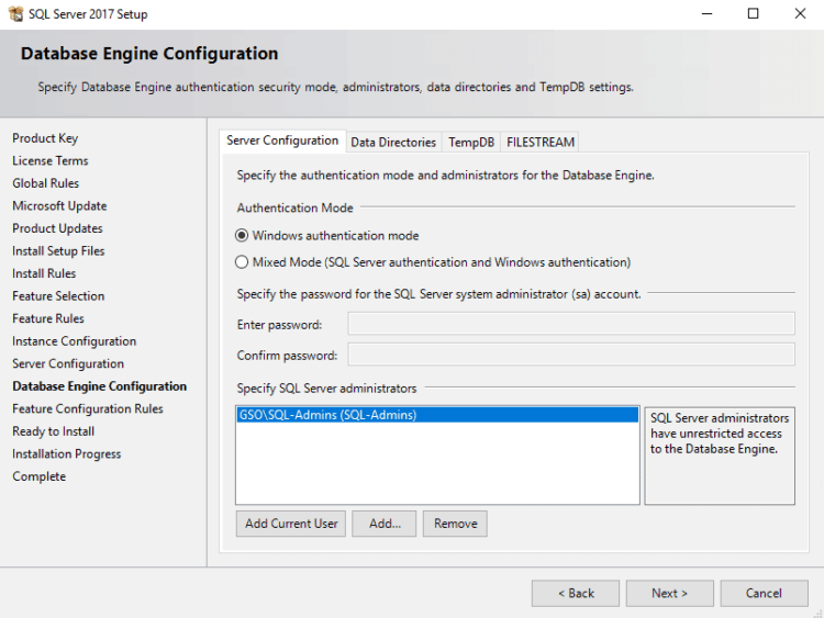 SQL 2017 Always-On AG Pt. 4: Node A SQL Installation - Derek Seaman's ...