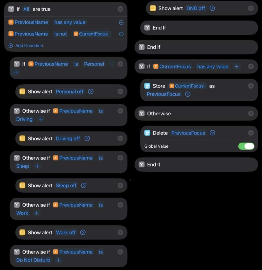 Screenshot of Focus Mode automation settings on iOS 27 and iPadOS 27.