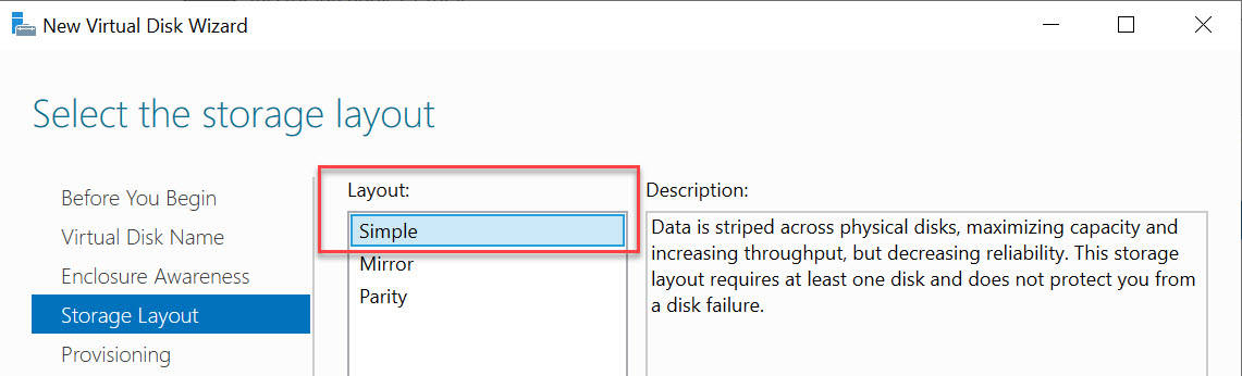 storage provisioning