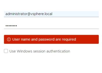 Problem Solved: Can’t login to the vCenter Appliance